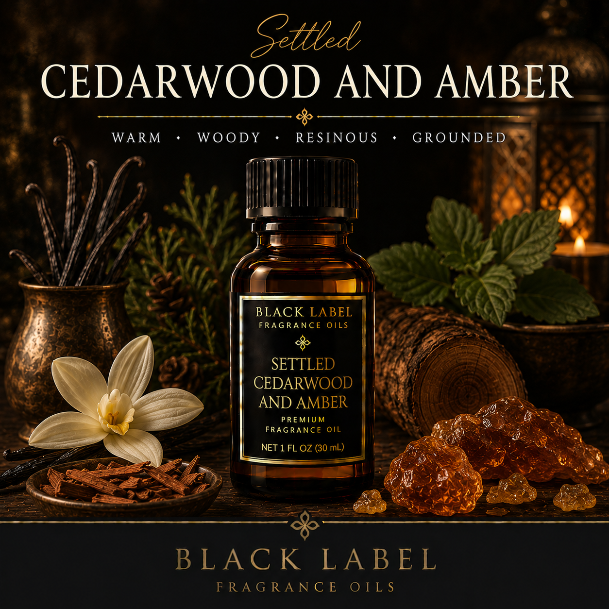 Settled — Cedarwood and Amber