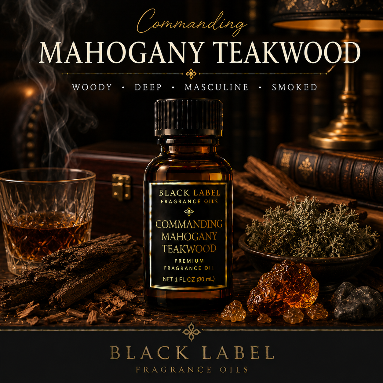 Commanding — Mahogany Teakwood